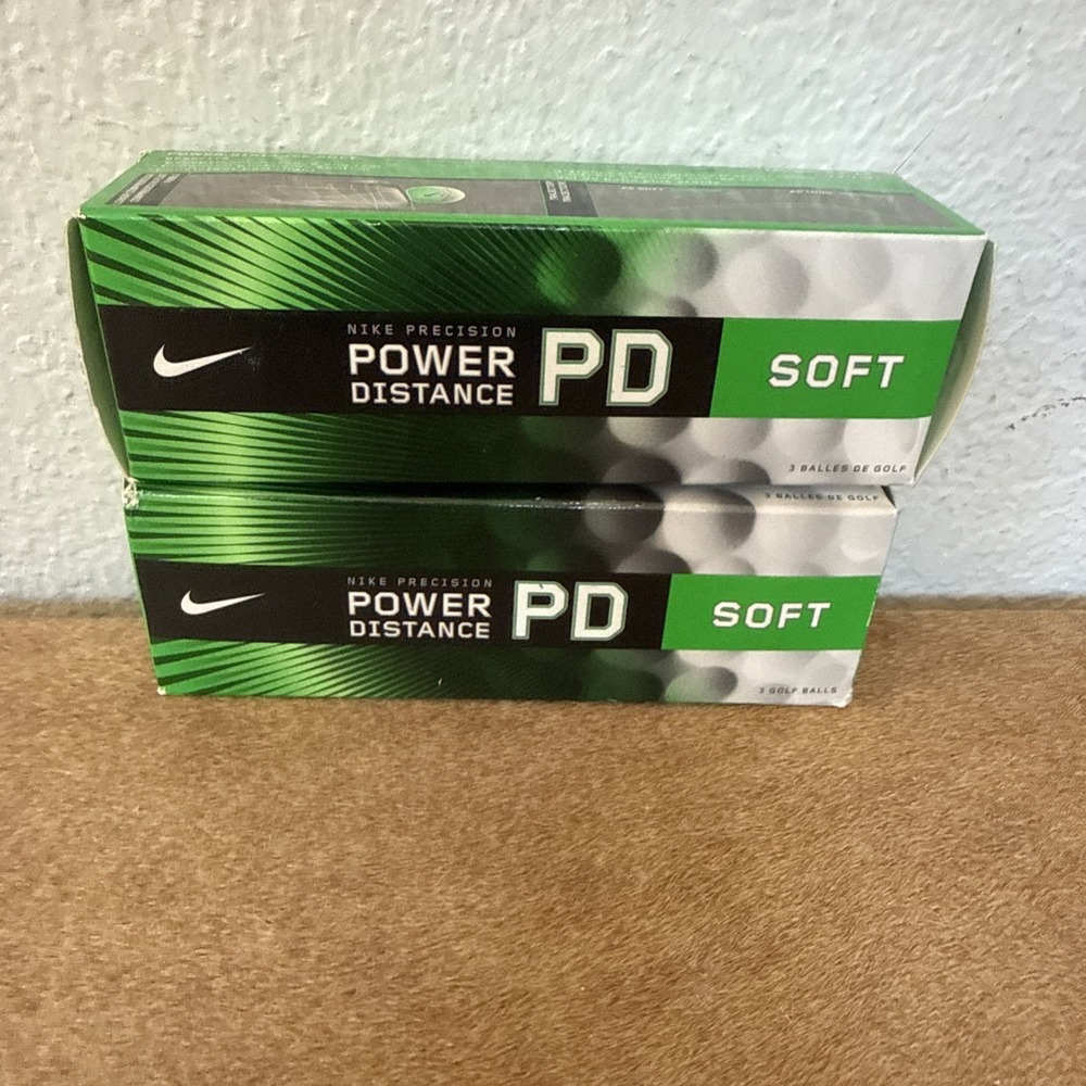 6-Pack Nike Precision Power Distance PD Soft Golf Balls - NEW - ‎ 3 Balls each